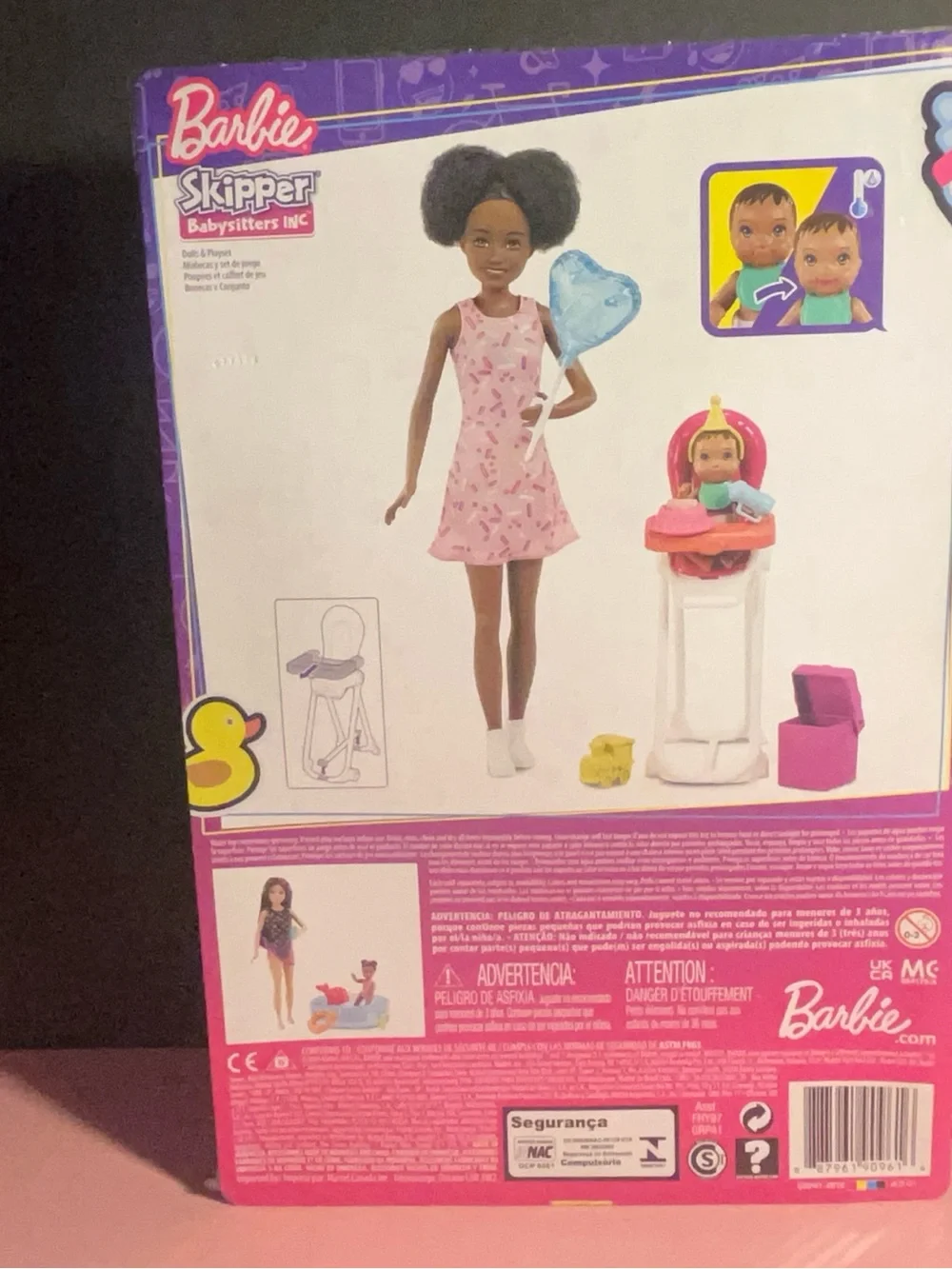 Barbie Skipper Babysitters Inc. Doll Set - Pink Outfit with Blue Balloon